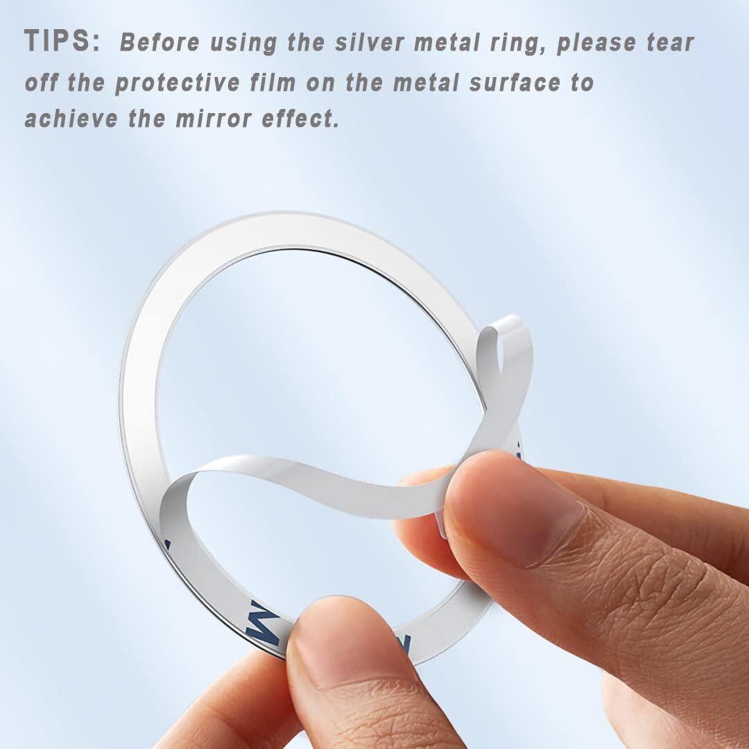 Metal Rings Sticker Wireless Universal Compatible with MagSafe Wireless Charger
