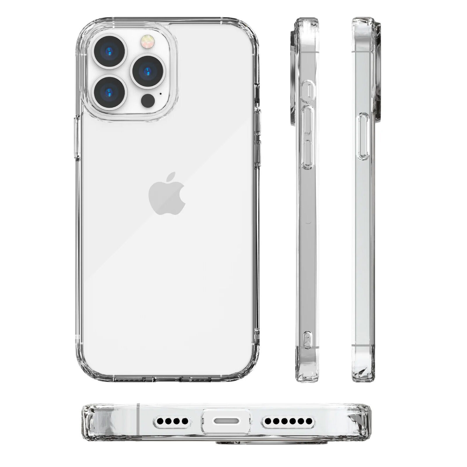 For lot iPhone 15 14 13 12 11 Pro Max Mini Soft Silicone Cover Shockproof Case