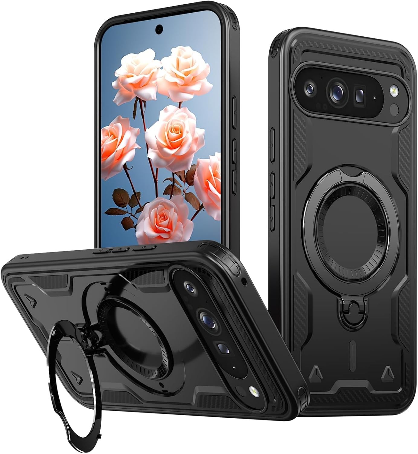 Case For Google Pixel 10/10 Pro XL Phone Cover Shockproof + Tempered Glass