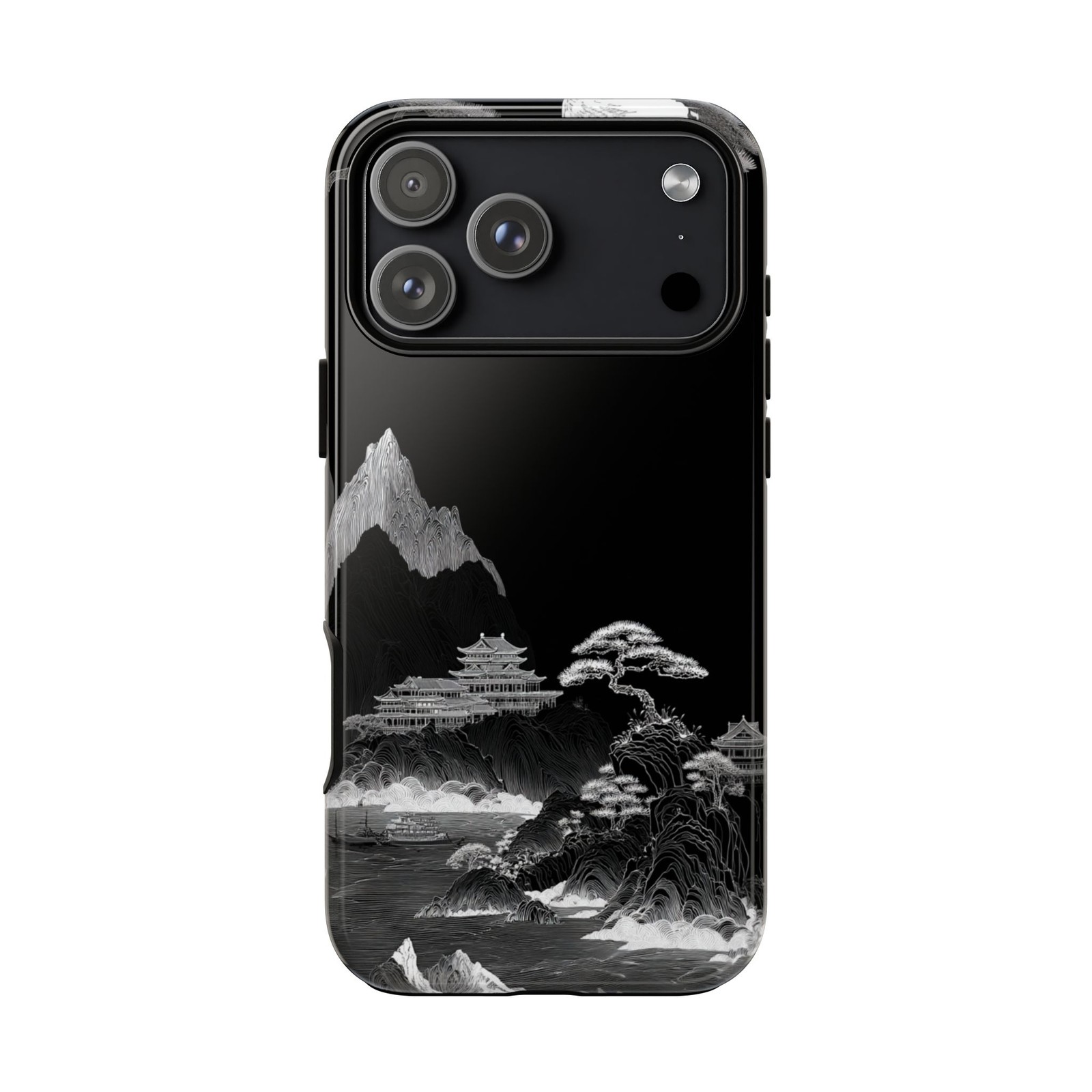 Phone Ink – iPhone / Galaxy / Pixel Case – Chinese Vector Landscape Art