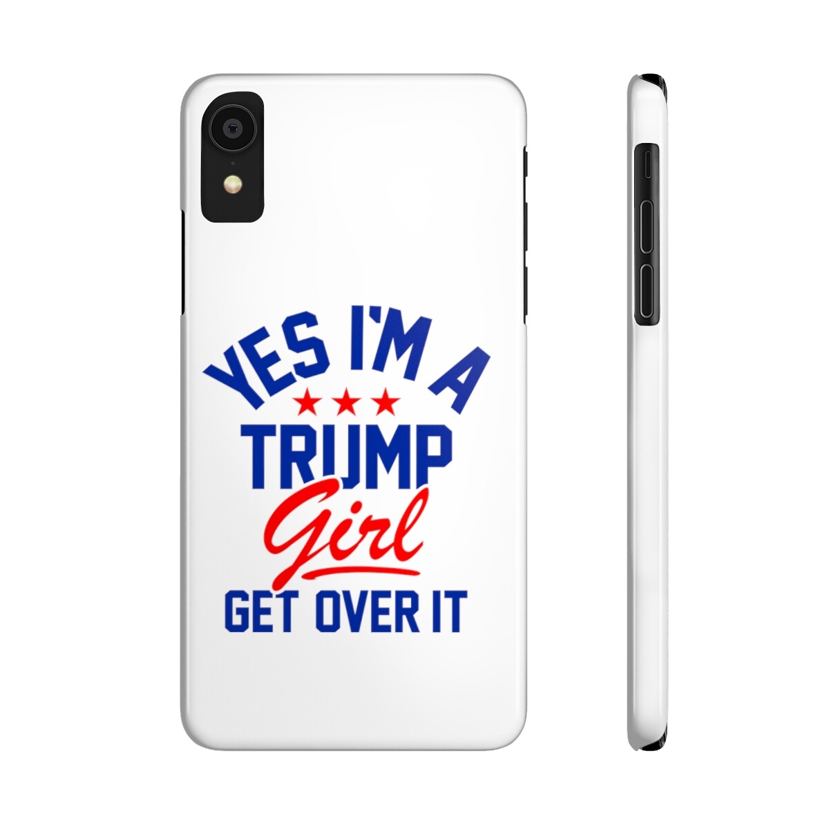Yes I’m A Trump Girl MAGA Trump 2024 Republican Phone Case for iPhones!!!