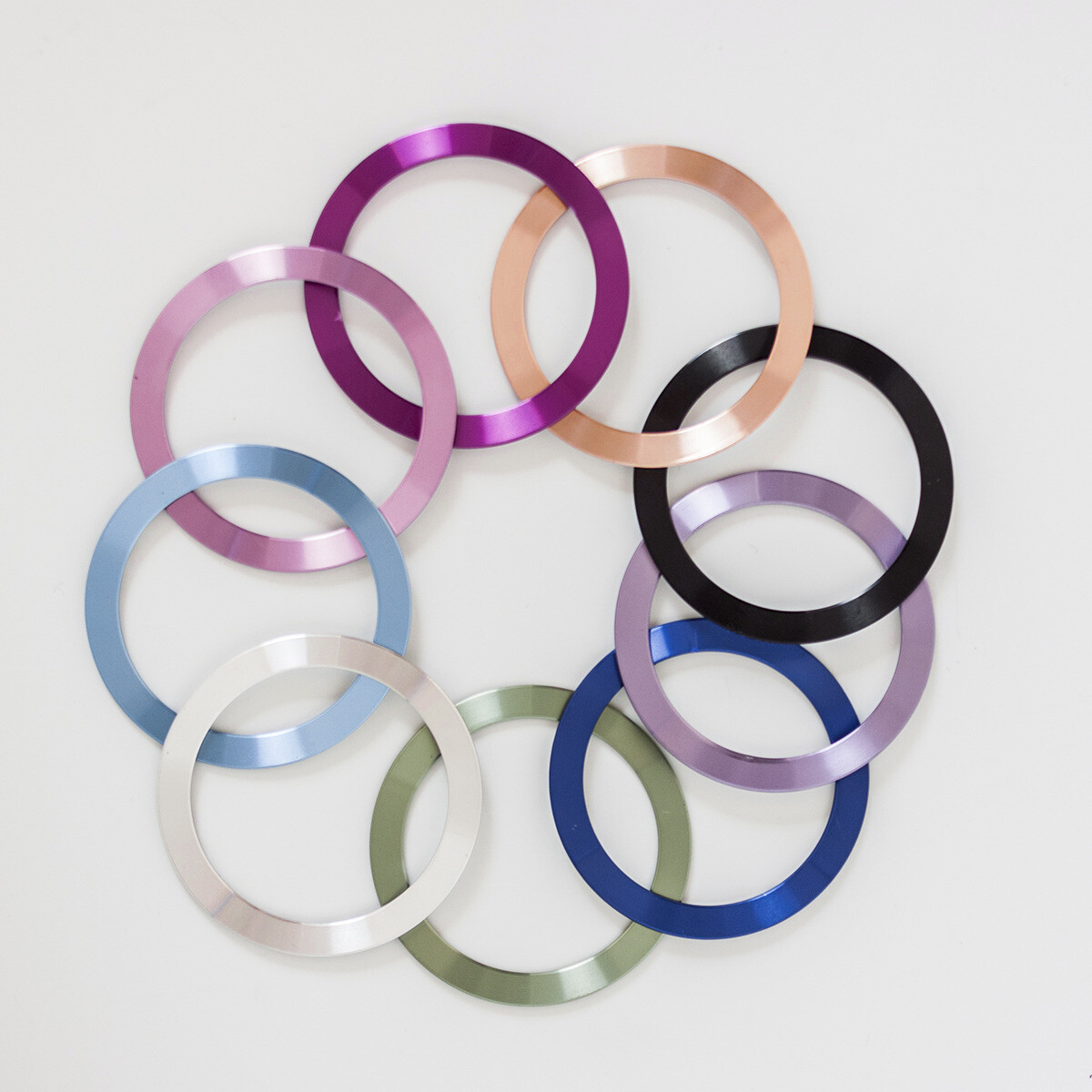 Metal Rings Sticker Wireless Universal Compatible with MagSafe Wireless Charger