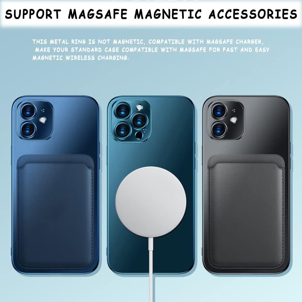 Metal Rings Sticker Wireless Universal Compatible with MagSafe Wireless Charger