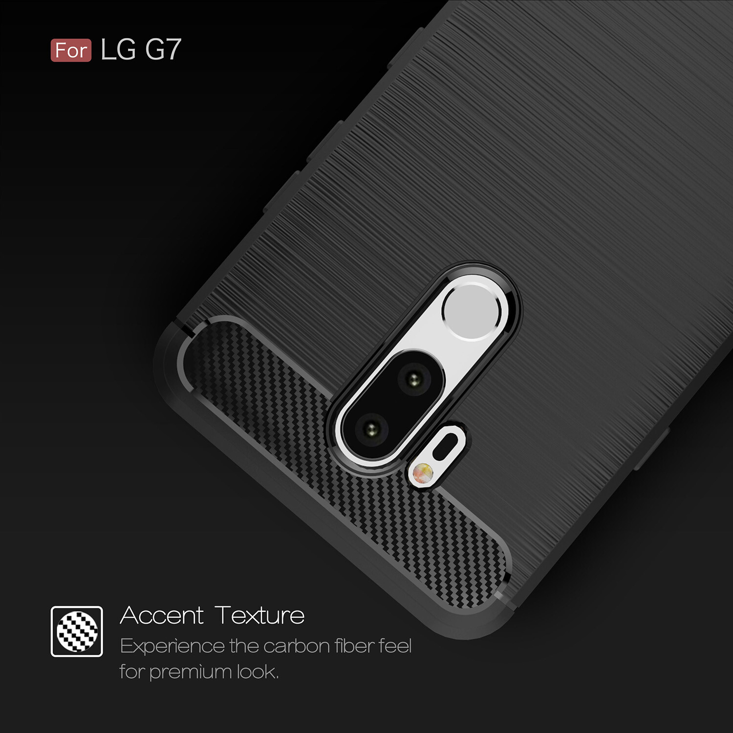 Shockproof Magnetic Glossy Case Screen Protector Rugged Cover For LG G7 ThinQ