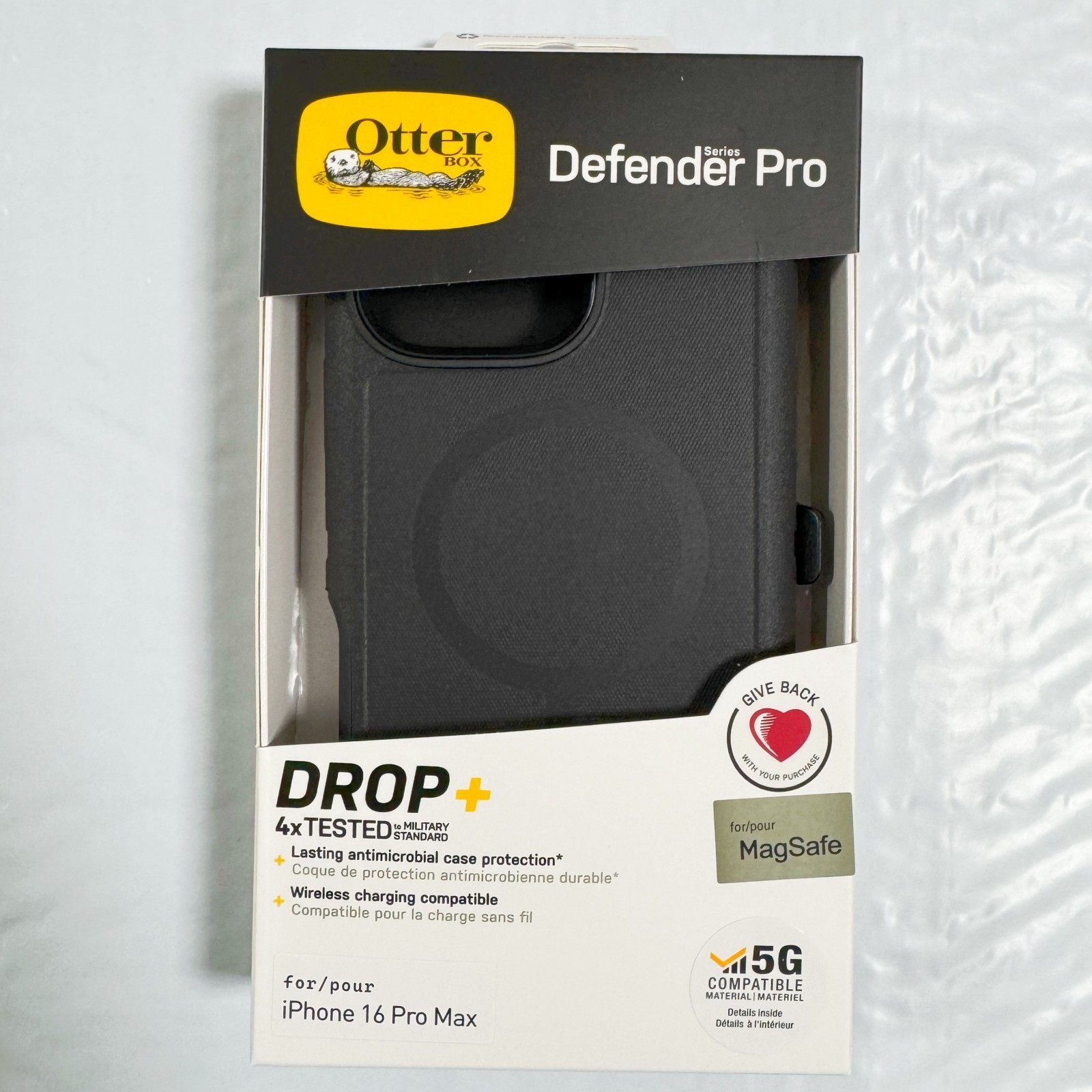OtterBox Defender for MagSafe With Holster for (iPhone 16 Pro Max), Black Case